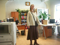 Катя в офисе НПК 